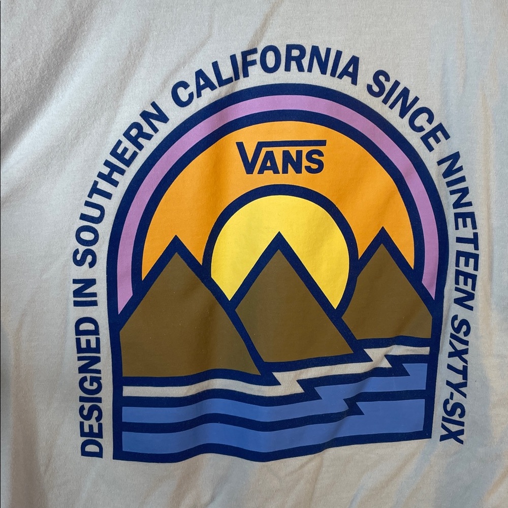 Vans Sky Blue Short Sleeve Tee
